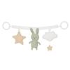 JABADABADO Kinderwagenkette Hase 49cm K123 grün