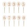 JABADABADO Zahlenballons 4.3x1x11.3cm T303 0-9, Holz