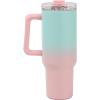 I-DRINK Thermobecher 1.2lt ID0255 aquablau/rosa