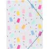 ANCOR Gummibandmappe A4 122633 B'Log Sweet Candy