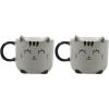 I-TOTAL Espressotassen 2er Set XL2520C Grey Cat