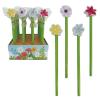 ROOST Bleistift Blume REF-678 assortiert, mit Radierer