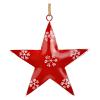 ROOST Weihnachtshänger Stern 15x2cm 10044113 Metall, rot