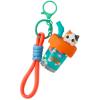 I-TOTAL Schlüsselanhänger Bubble Tea XL3077 Orange Cat