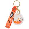 I-TOTAL Schlüsselanhänger Kugel XL2793B Orange Cat