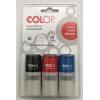 COLOP Stempel Schoolkit 154227 Wurm, Stern, Katze