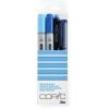 COPIC Marker Ciao 22075645 Doodle pack Blue, 4 Stück