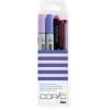 COPIC Marker Ciao 22075646 Doodle pack Purple, 4 Stück
