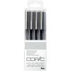 COPIC Multiliner 22075623 Cool Grey Set, 4 Stück ass.