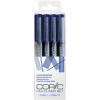 COPIC Multiliner 22075626 Cobalt Set, 4 Stück ass.