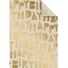 STEWO Geschenkpapier Vinci 2514533480 gold 100x70cm