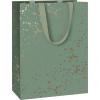 STEWO Geschenktasche Sprenkel 2544579247 dunkelgrün 23x13x30cm