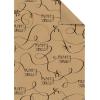 STEWO Geschenkpapier Len 2512524070 schwarz 50x70cm