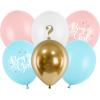 PARTYDECO Ballons 30cm SB14P3080006 Boy or Girl 6 Stück
