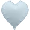 PARTYDECO Folienballon 35cm FB9T-093 Herz hellblau