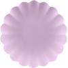 PARTYDECO Teller Rüsche 22cm TPL1-014 lila 4 Stück