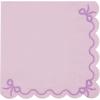 PARTYDECO Servietten Rüschen 33x33cm SP33-87-014 lila 12 Stück