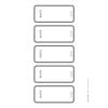 LEITZ Rückenschild Ordner 46x111mm 16920085 selbstklebend 50 Stück
