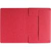 PAGNA Gummibandmappe A4 24007-01 rot 3 Klappen