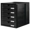 HAN Systemboxen 5 Fächer 1450-13 schwarz/schwarz