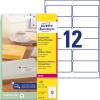 AVERY ZWECKFORM Adressetiketten 99,1x42,3mm L4772-25 Laser, transp. 300Stk./25Bl.