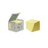 POST-IT Haftnotizen Recycling 76x76mm 654-1B gelb 6x100 Blatt