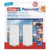 TESA Powerstrips Haken Classic 580100004 2 Haken/4 Strips Large