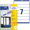AVERY ZWECKFORM Ordner-Etiketten 38x192mm L4760-25 weiss 210 Stück/25 + 5 Blatt