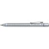 FABER-CASTELL Kugelschreiber GRIP 2011 M 144111 silber 0.7mm