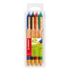 STABILO Kugelschreiber pointball 0.5mm 6030/4 blau,grün,rot,schwarz