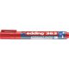 EDDING Whiteboard Marker 363 1-5mm 363-002 rot