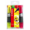 STABILO Textmarker LUMINATOR 2-5mm 71/4 4-farbig ass.