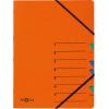 PAGNA Fächermappe EASY A4 24061-12 orange 7 Fächer