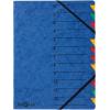 PAGNA Fächermappe EASY A4 24131-02 blau 12 Fächer