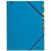 LEITZ Ordnungsmappe A4 39070035 blau 7 Fächer