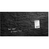 SIGEL Magnettafel Glas GL149 Design Schiefer 910x460x15mm