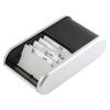 HELIT Visitenkarten-Box H6220499 schwarz/silber 67x136x240mm