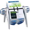 DURABLE Drehkartei VISIFIX FLIP VEGAS 241723 metallic silber 215x185x120mm