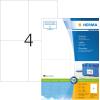 HERMA Universal-Etiketten 105x148mm 4676 weiss 400 St./100 Blatt