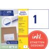 AVERY ZWECKFORM Universal Etiketten 210x148mm 6135 weiss 200 Stk./200 Blatt