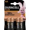 DURACELL Batterie Plus Power MN1500 AA, LR6, 1.5V 4 Stück