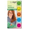 SIGEL Haftnotizen Design 20x50mm HN502 5 Motive 5 x 40 Streifen