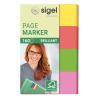 SIGEL Haftnotizen BRILLANT 20x50mm HN630 farbig ass. 4 x 40 Streifen