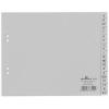 DURABLE Register PP A4 1/2 H. 650010 grau A-Z 20-teilig