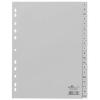 DURABLE Register PP A4 651010 grau A-Z 20-teilig