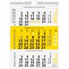 SIMPLEX 3-Monats-Wandkalender 2026 970008.26 3M/1S gelb 31x40cm