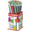 STABILO Bleistift 160 mit Gummi HB 2160/72-1HB ass. 72 Stück