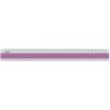 DUX Lineal Joy Color 30cm FA-JC/30L Alu, lila