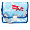 FUNKI Kindergarten-Tasche Airplane 6020.025 hellblau 265x200x700mm