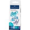 FABER-CASTELL PITT Art Pen Handlettering 267123 blau 6 Stück